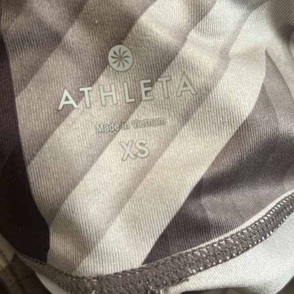 NWT ATHLETA MidRise Frost Chaturanga Tights Shale size XS - Picture 4 of 9
